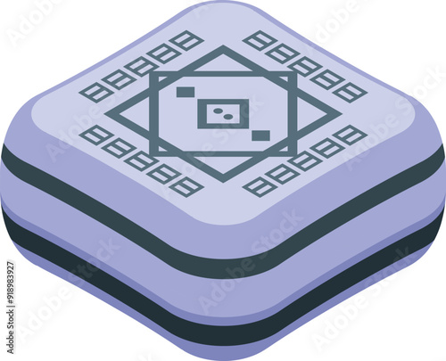 Powerful quantum processor performing complex calculations, accelerating scientific discoveries