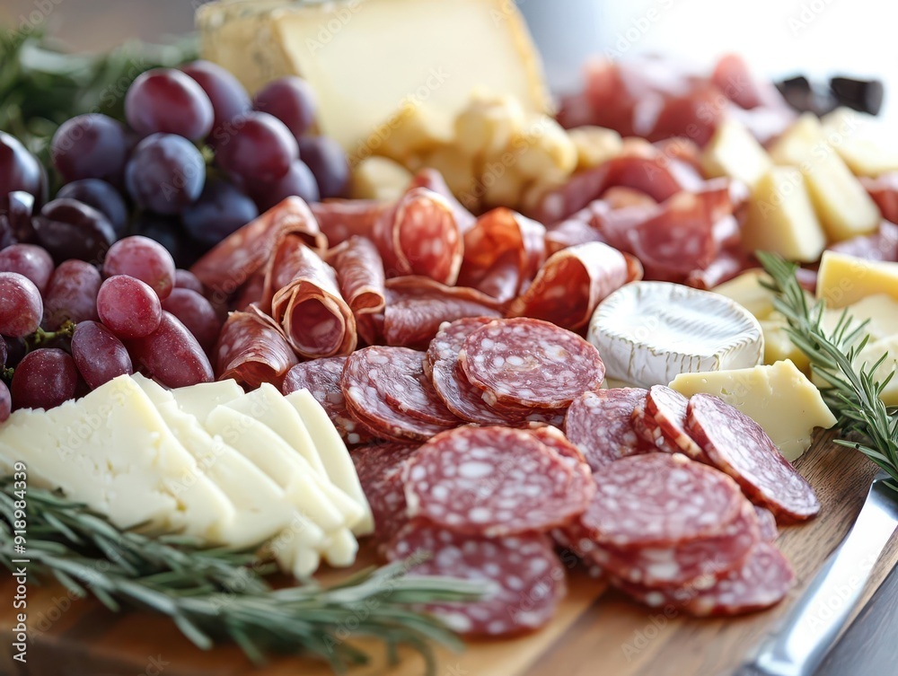 Delightful charcuterie board featuring cured meats, artisanal cheeses, and gourmet accompaniments, appetizer spread, epicurean delight, wine pairing, grazing table, Delightful charcuterie board featuring cured meats, artisanal cheeses, and gourmet accompaniments, appetizer spread, epicurean delight, wine pairing, grazing table,
