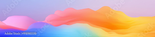 Abstract vibrant clouds background. Celestial hues