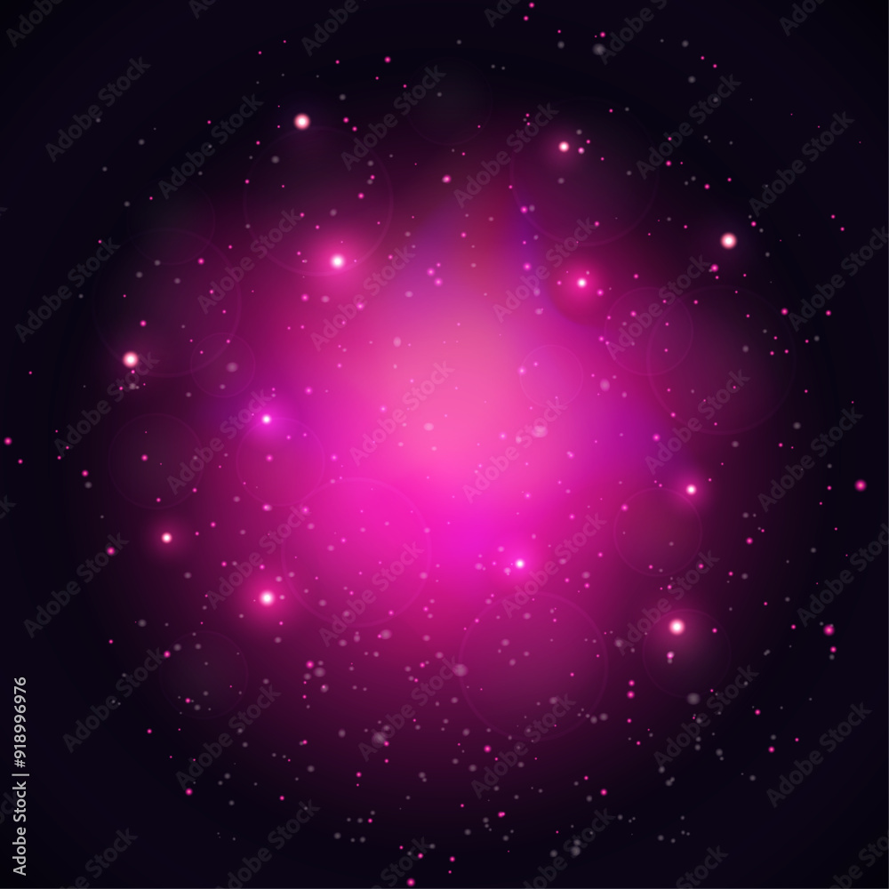 Obraz premium Sparkly explosion particles effect with transparent background