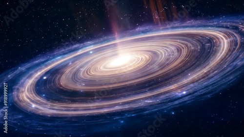 Nebula galaxy deep space motion video