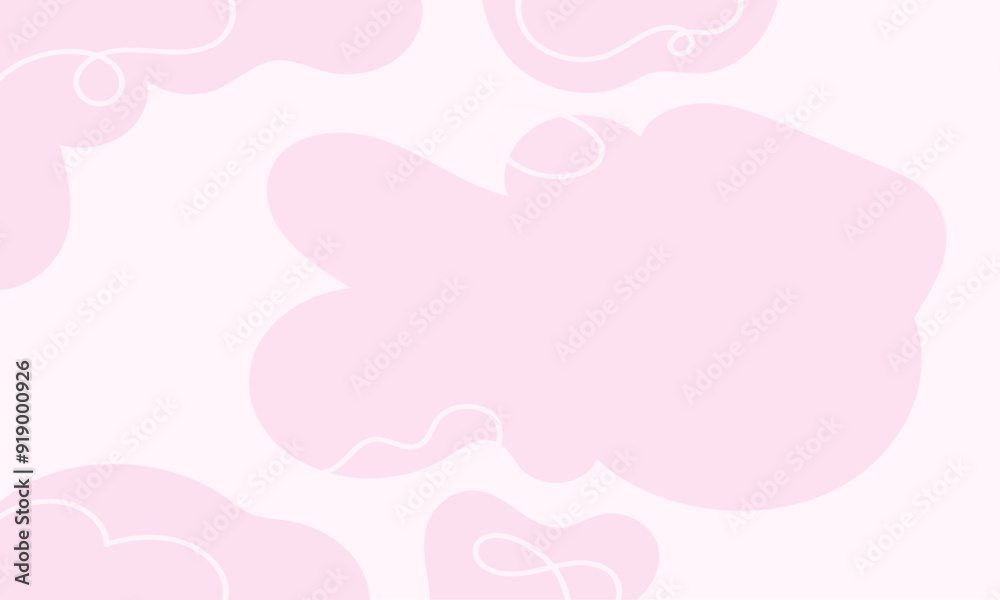 Flat abstract doodle background design Flat abstract doodle background design