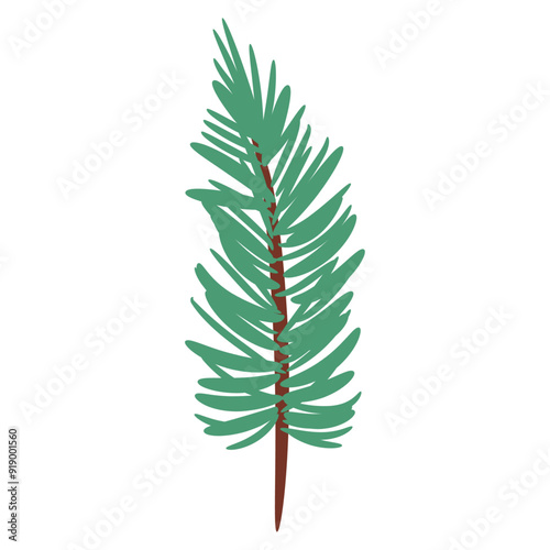 Leaves nature icon illustration isolated on the white background