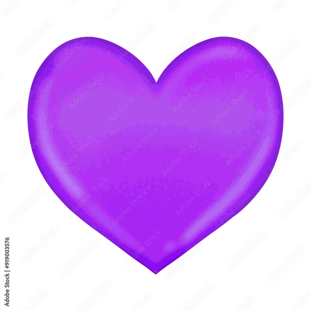 Hand drawn style heart illustration on a white Hand drawn style heart illustration on a white