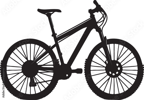 silhouette of a bicycle 