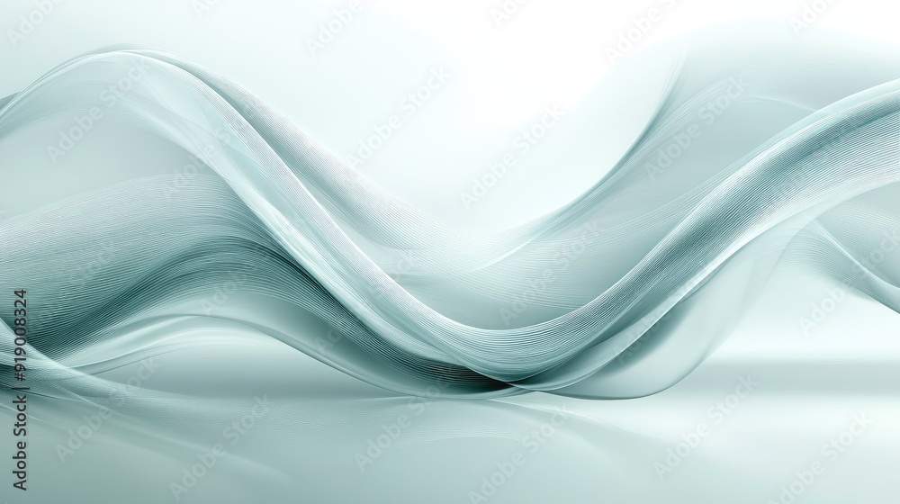 Abstract Background with Serene Smooth Lines Abstract Background with Serene Smooth Lines