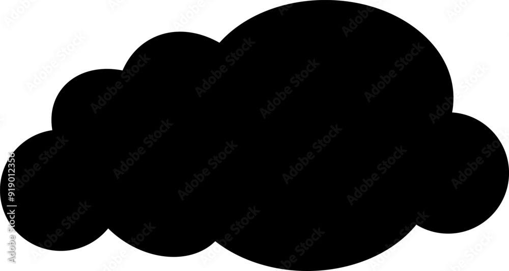 Simple cloud vector icon. Symbol for forecast and online data storage. Isolated illustration in white background. Simple cloud vector icon. Symbol for forecast and online data storage. Isolated illustration in white background.