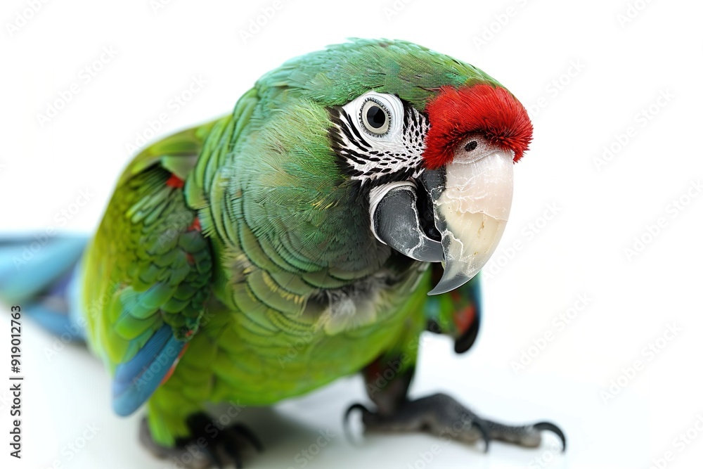 Fototapeta premium Parrot isolated on a white background
