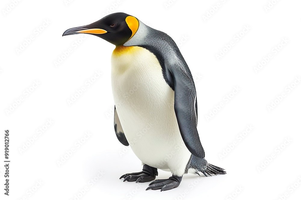 Fototapeta premium Penguin isolated on a white background