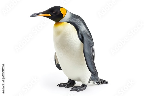 Penguin isolated on a white background
