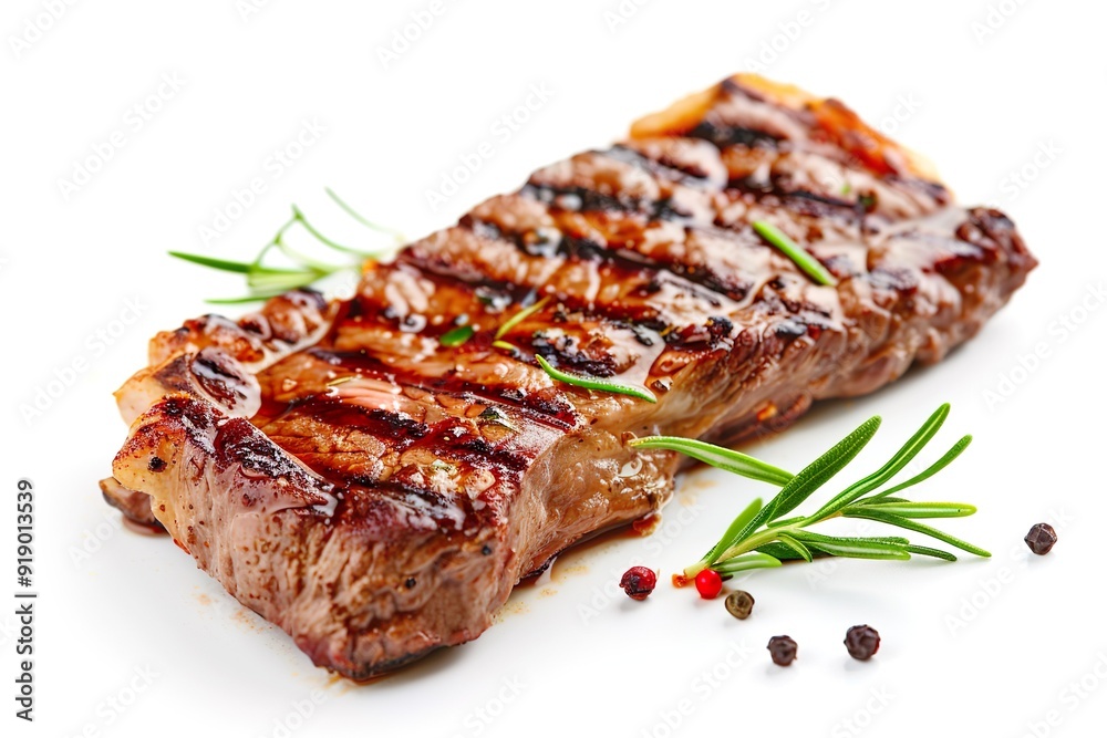 Steak isolated on a white background Steak isolated on a white background