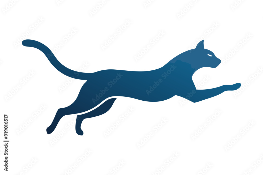 A jumping Cat vector illustration A jumping Cat vector illustration