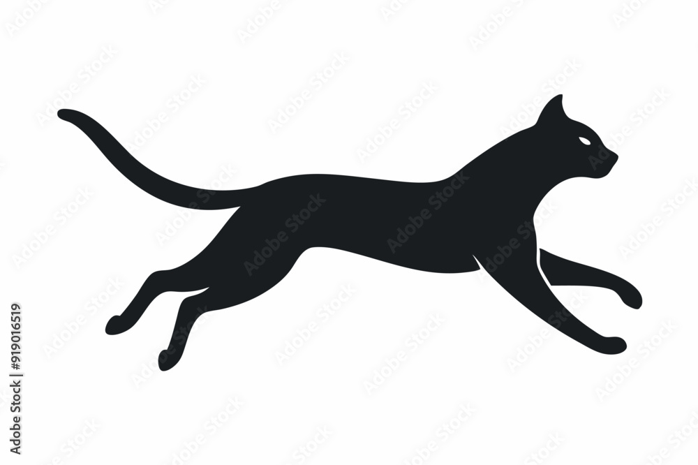 A jumping Cat vector illustration A jumping Cat vector illustration