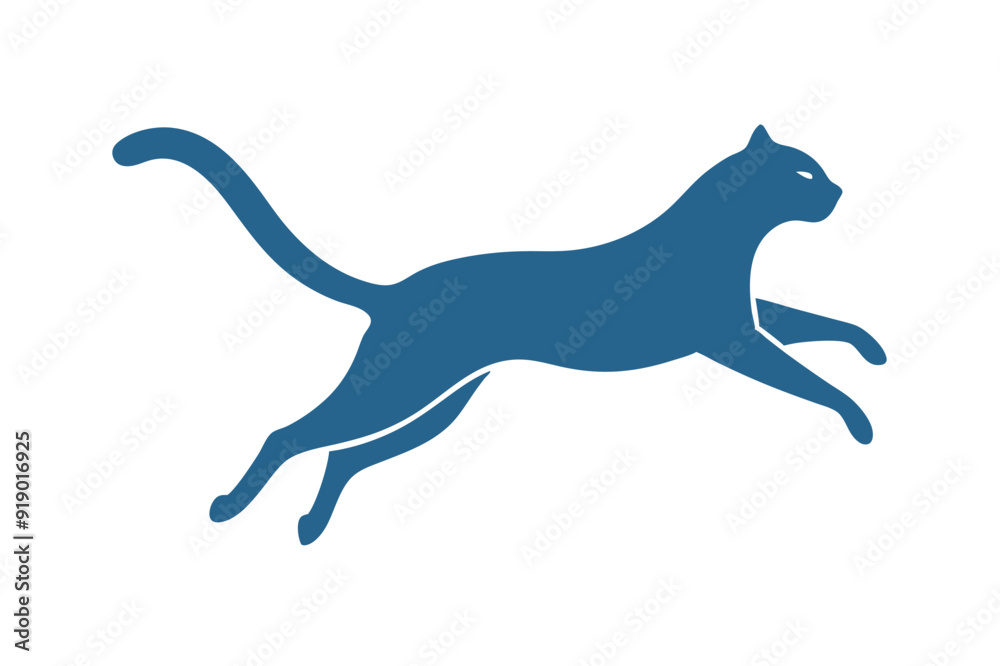 A jumping Cat vector illustration A jumping Cat vector illustration