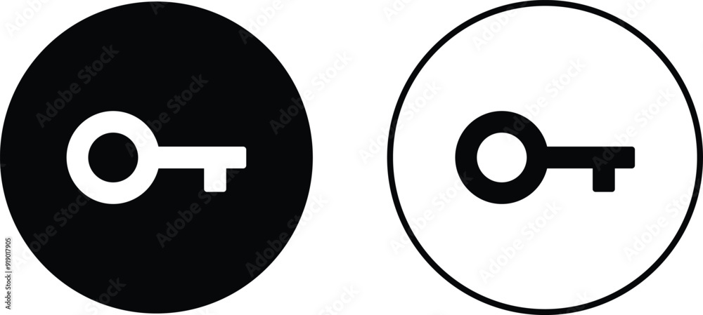 Key icon set. Key black flat and line vector collection isolated on transparent background. Key symbol in generic style. Access keys concept for house, room, office, unlock, safety, secret, door more Key icon set. Key black flat and line vector collection isolated on transparent background. Key symbol in generic style. Access keys concept for house, room, office, unlock, safety, secret, door more