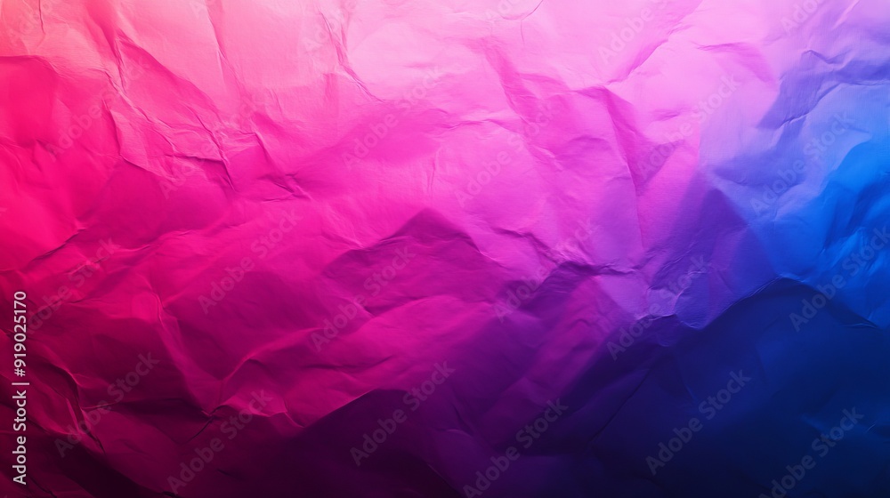 Fototapeta premium Gradient of Vibrant Purple, Pink, and Blue Abstract Graphic Design