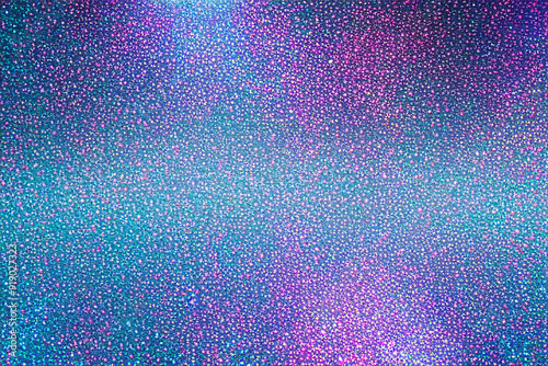 Vibrant Iridescent Glitter Background with Neon Pink and Blue Highlights: High-Quality Texture and Sparkling Design Resource for Adobe Stock