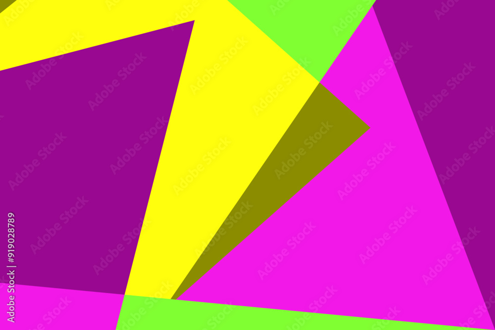 Colorful flat abstract geometric psychedelic pop art poster background Colorful flat abstract geometric psychedelic pop art poster background
