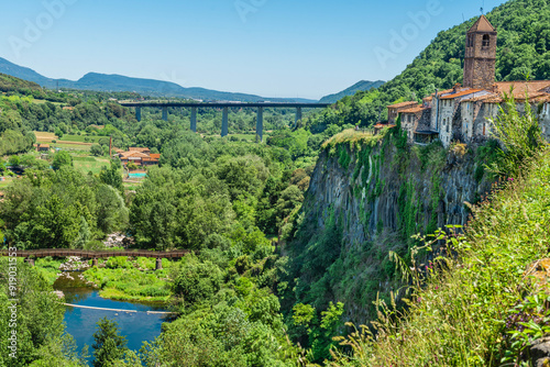 Castellfollit de la Roca, comarca de La Garrocha, Gerona, Catalonia, Spain photo