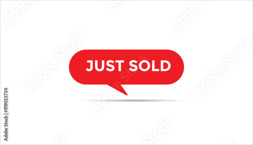 Just sold button web banner templates. Vector Illustration 
