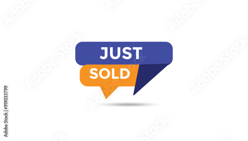 Just sold button web banner templates. Vector Illustration 
