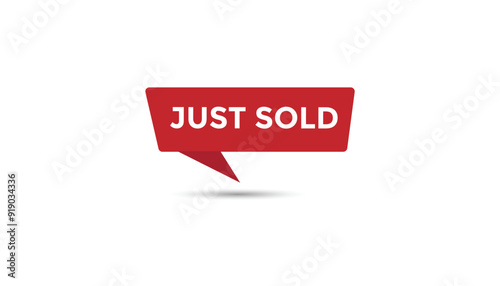 Just sold button web banner templates. Vector Illustration 
