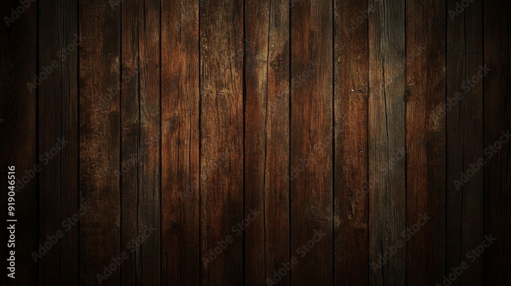 Dark brown wood plank background texture. Dark brown wood plank background texture.