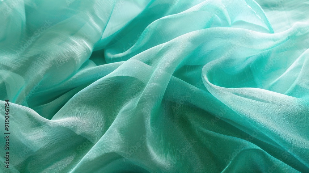 Abstract Green Fabric Texture Abstract Green Fabric Texture