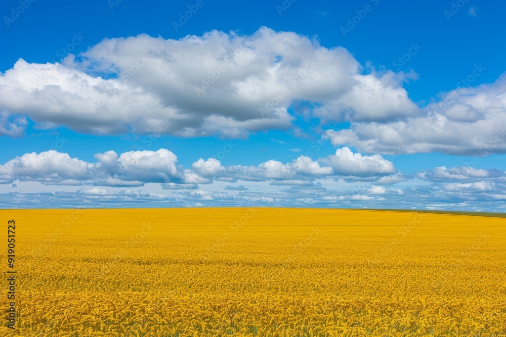 Endless Golden Wheat Field Under a Clear Blue Sky - Agricultural Splendor. Beautiful simple AI generated image in 4K, unique. Endless Golden Wheat Field Under a Clear Blue Sky - Agricultural Splendor. Beautiful simple AI generated image in 4K, unique.