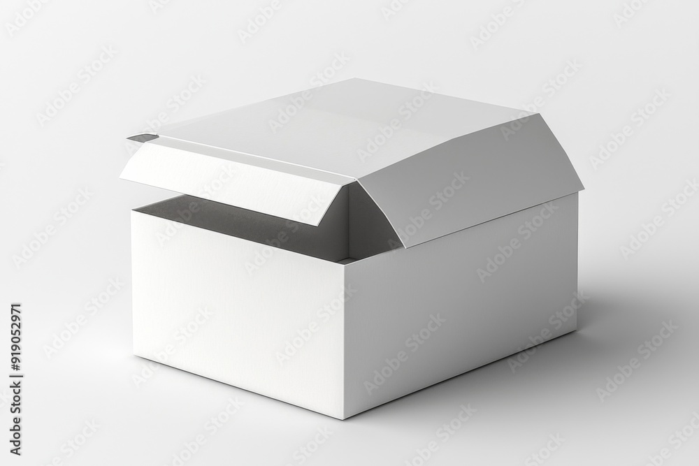 Paper Box Mockup A4 on isolated background created with Generative AI Paper Box Mockup A4 on isolated background created with Generative AI