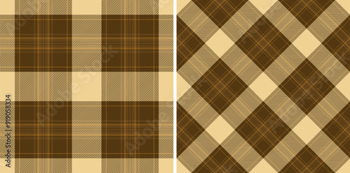Background textile pattern of check tartan seamless with a plaid vector texture fabric. Set in skin colors for best trousers and professional look.