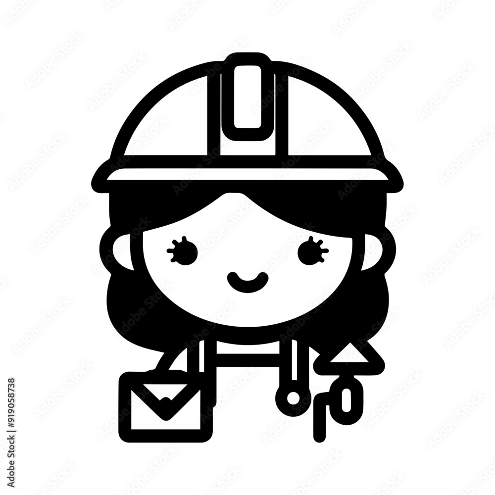 Construction worker avatar icon Construction worker avatar icon