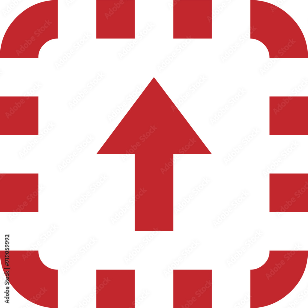 upload frame icon design logo