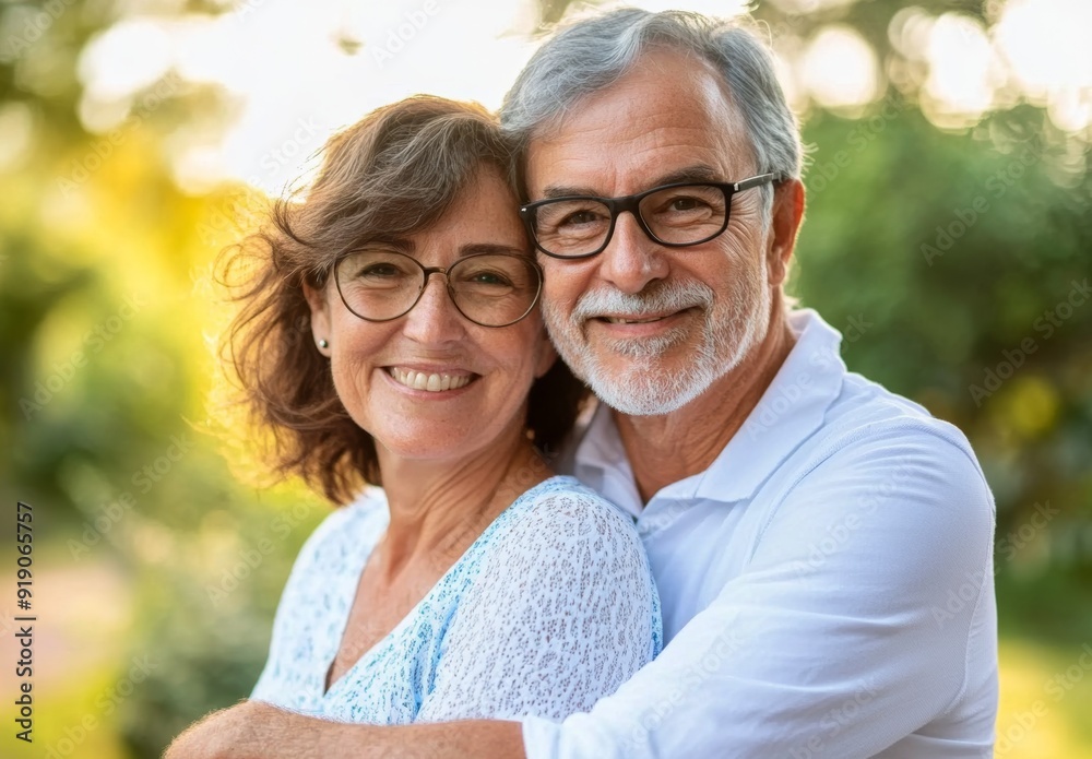 happiness and strong bond of an older couple happiness and strong bond of an older couple