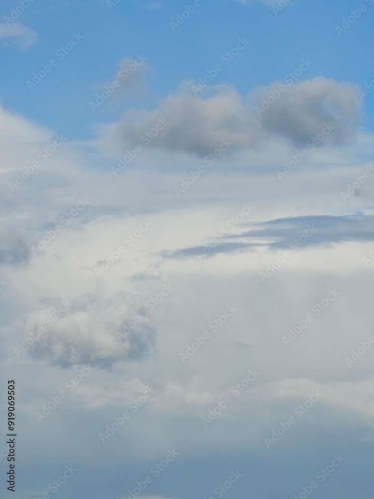 blue sky with clouds