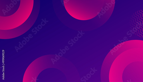 Minimal geometric background. Dynamic shapes composition. Vector illustration