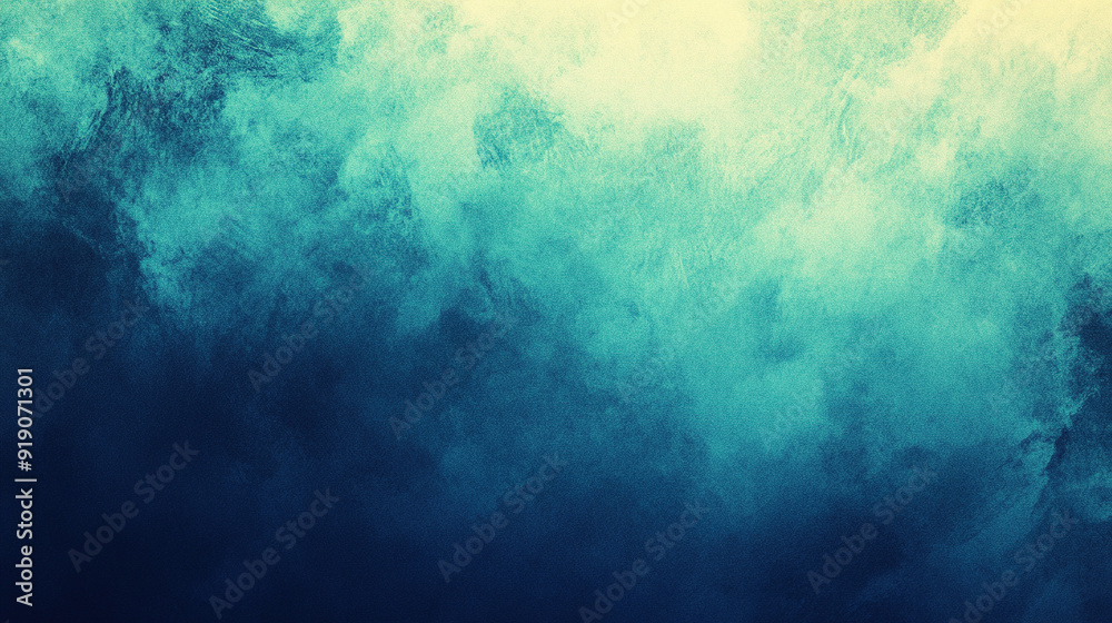 Abstract Background with Cool Blue and Teal Diffused Gradients, Grainy Overlay for a Textured and Atmospheric Design Abstract Background with Cool Blue and Teal Diffused Gradients, Grainy Overlay for a Textured and Atmospheric Design