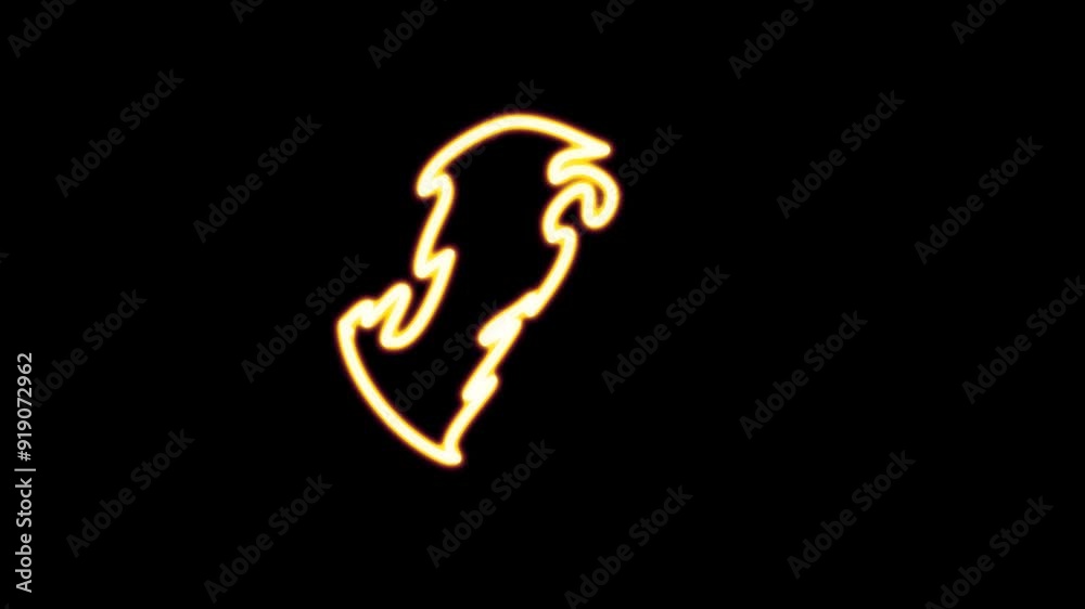 Glowing Scribble Neon FX Animation with Borders showing pieces of the globe lighting up one by one Glowing Scribble Neon FX Animation with Borders showing pieces of the globe lighting up one by one