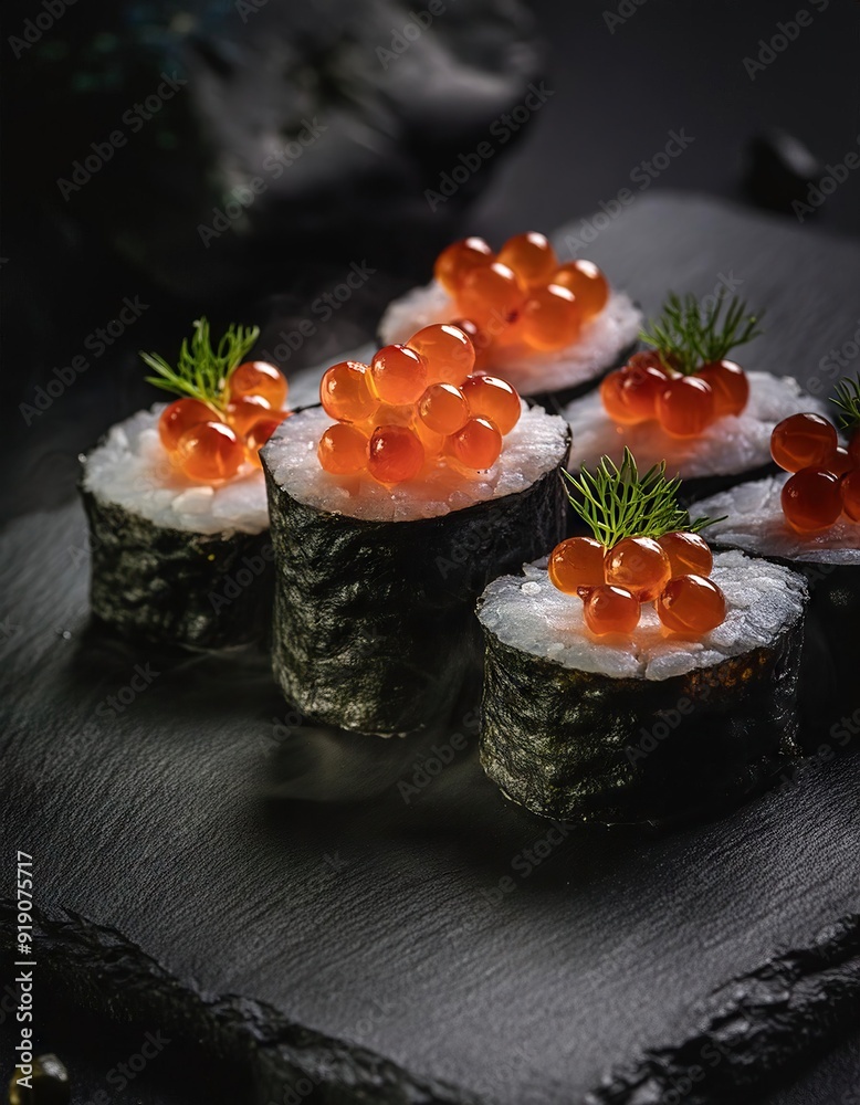 custom made wallpaper toronto digitaldelicious sushi with caviar 14.jpg, delicious sushi with caviar 