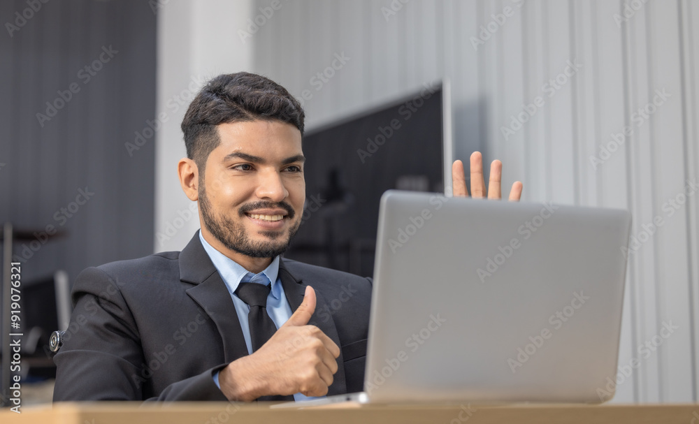 Focused Businessperson Working on Laptop Focused Businessperson Working on Laptop