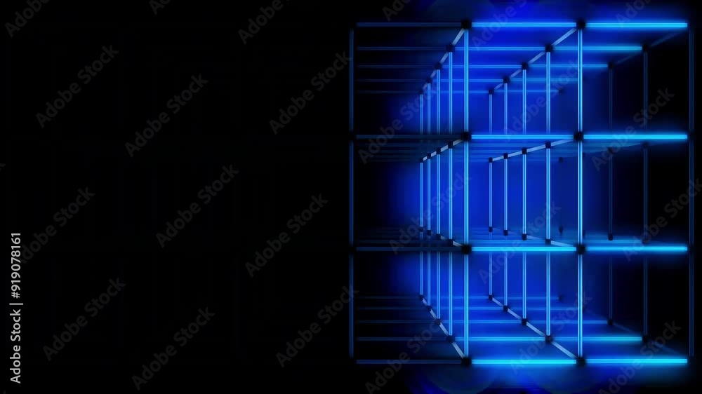 abstract visual neon forms abstract visual neon forms