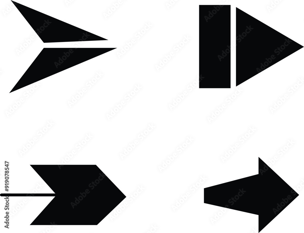 Arrows set of black icons. Arrow icon. Arrow vector collection. Arrow. Cursor. Modern simple arrows. Vector illustration isolated on white with transparent background. Arrows set of black icons. Arrow icon. Arrow vector collection. Arrow. Cursor. Modern simple arrows. Vector illustration isolated on white with transparent background.