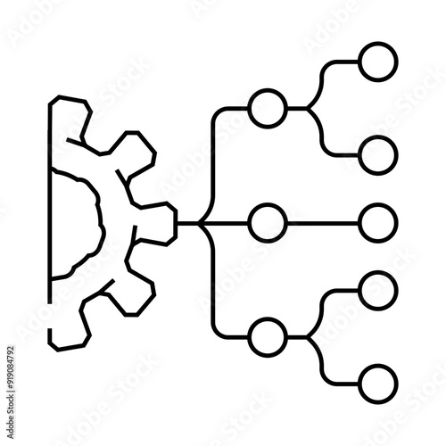 management esg line icon vector. management esg sign. isolated contour symbol black illustration