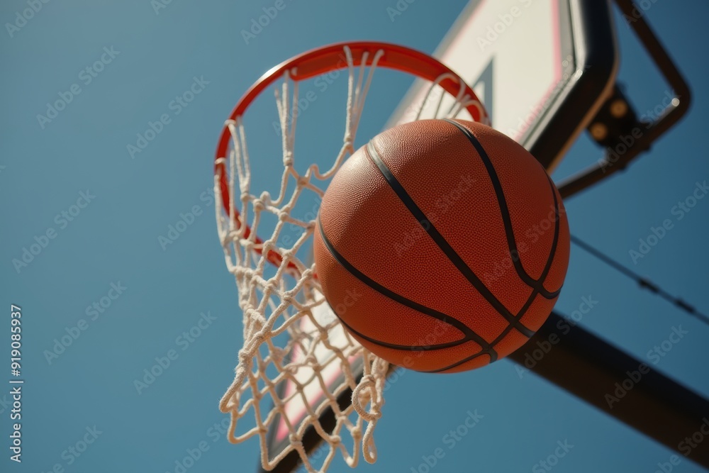 The basketball is about to go into the hoop. Generative AI The basketball is about to go into the hoop. Generative AI