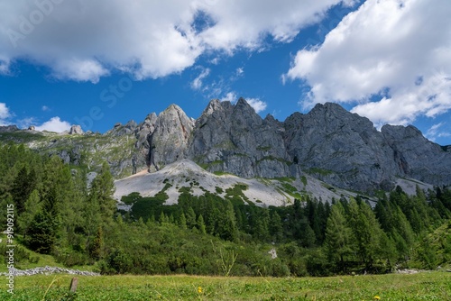 Bischofsmütze Berge Filzmoos Rinderfeld Österreich