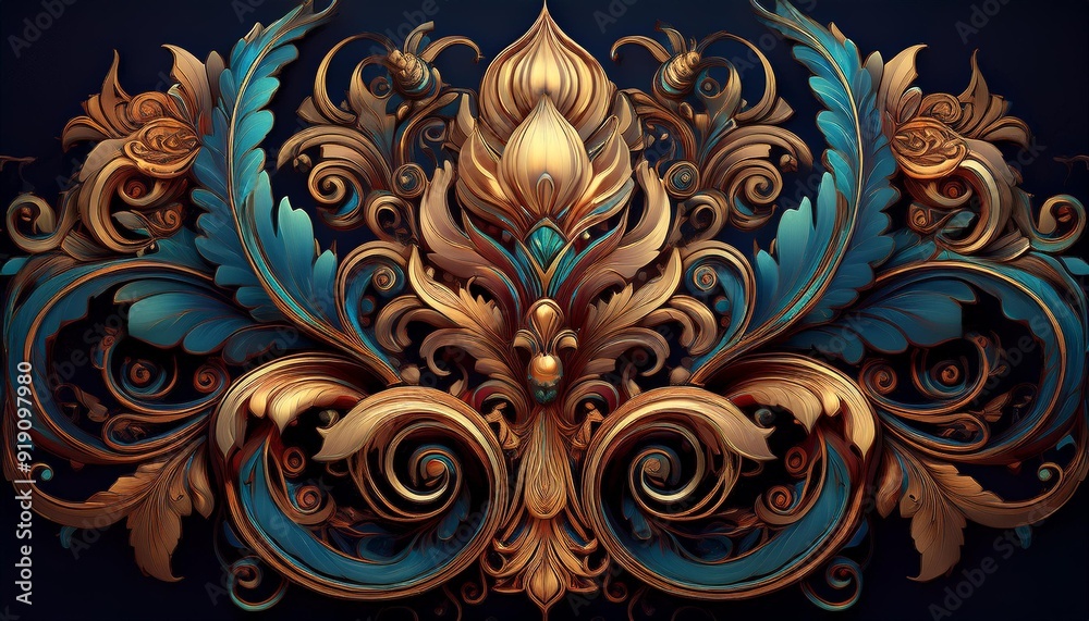 abstract background with ornament abstract background with ornament