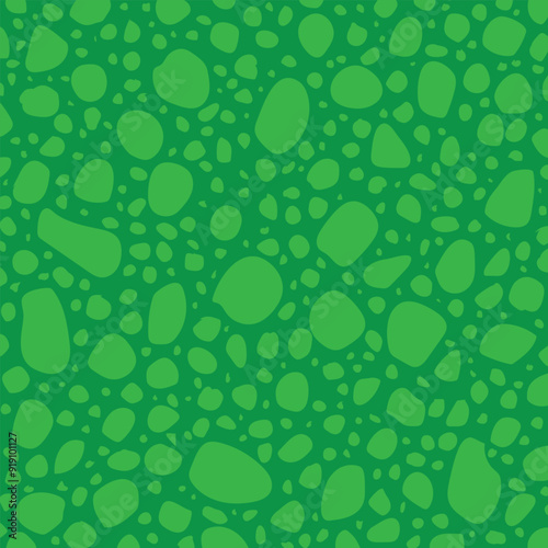 Green skin dinosaur seamless pattern