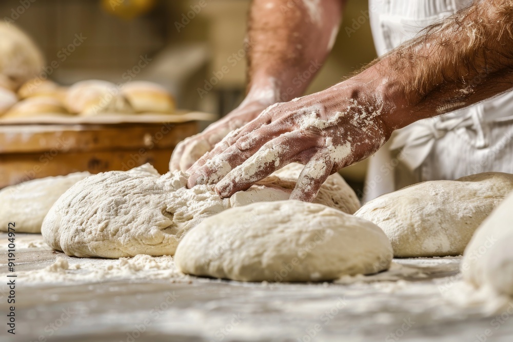 Adult Women Hands Preparing Dough for Bread at Home - Teaching and Learning Concept. Beautiful simple AI generated image in 4K, unique. Adult Women Hands Preparing Dough for Bread at Home - Teaching and Learning Concept. Beautiful simple AI generated image in 4K, unique.