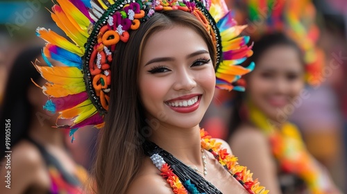 Colorful Pahiyas festival, Filipino harvest celebration photo