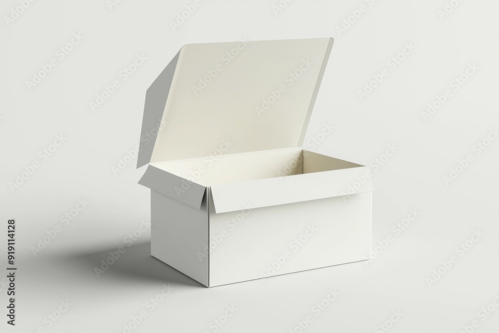Paper Box Mockup A4 on isolated background created with Generative AI Paper Box Mockup A4 on isolated background created with Generative AI